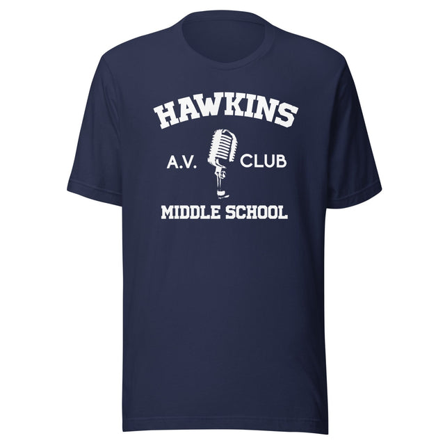 Hawkins Middle AV Club Shirt