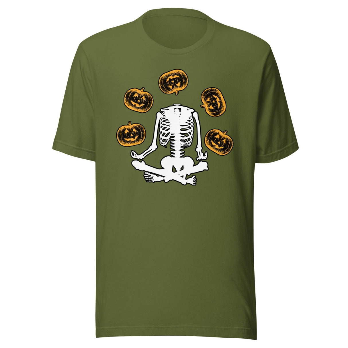 Headless Skeleton Juggling Pumpkins Shirt