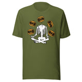 Headless Skeleton Juggling Pumpkins Shirt