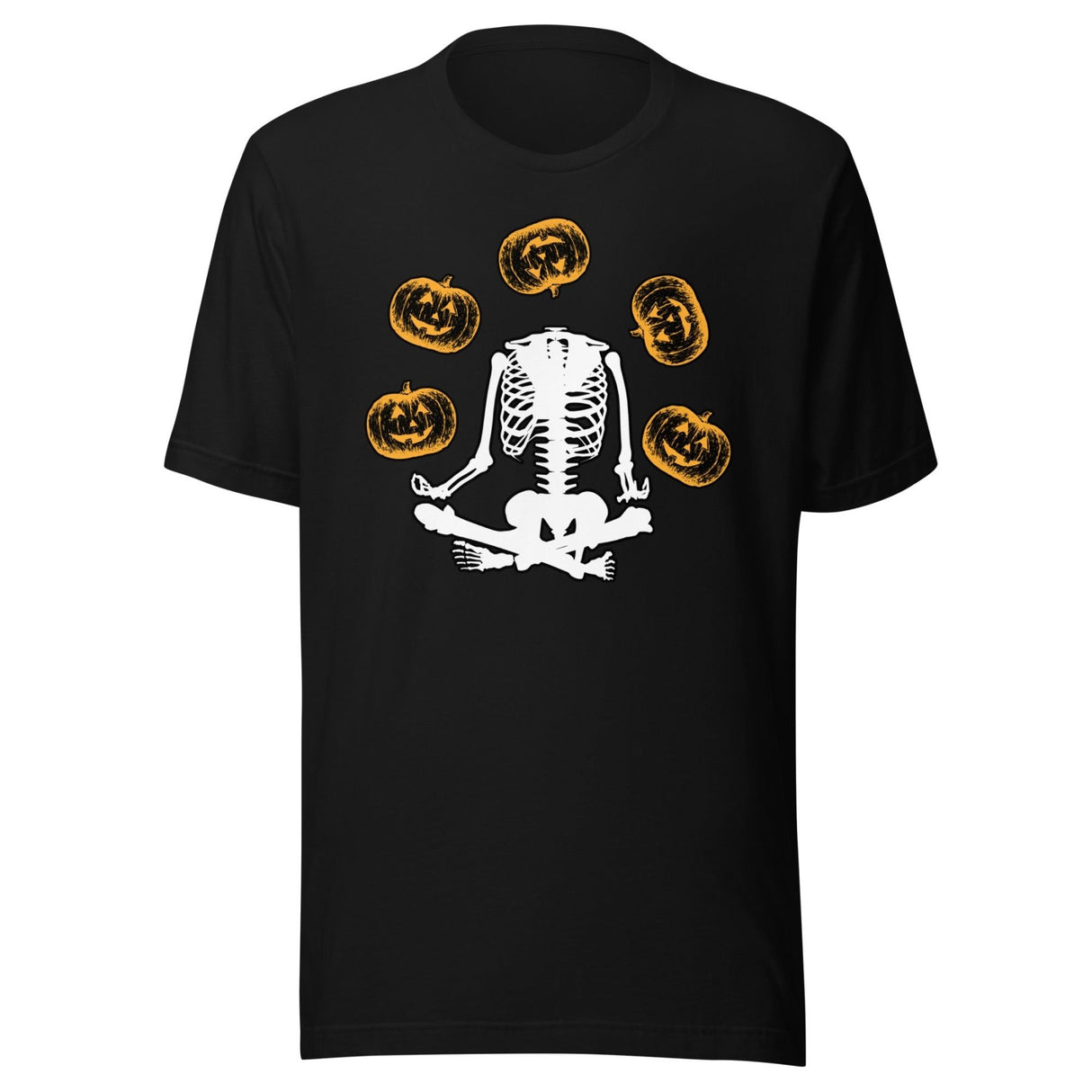 Headless Skeleton Juggling Pumpkins Shirt