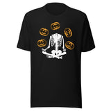 Headless Skeleton Juggling Pumpkins Shirt