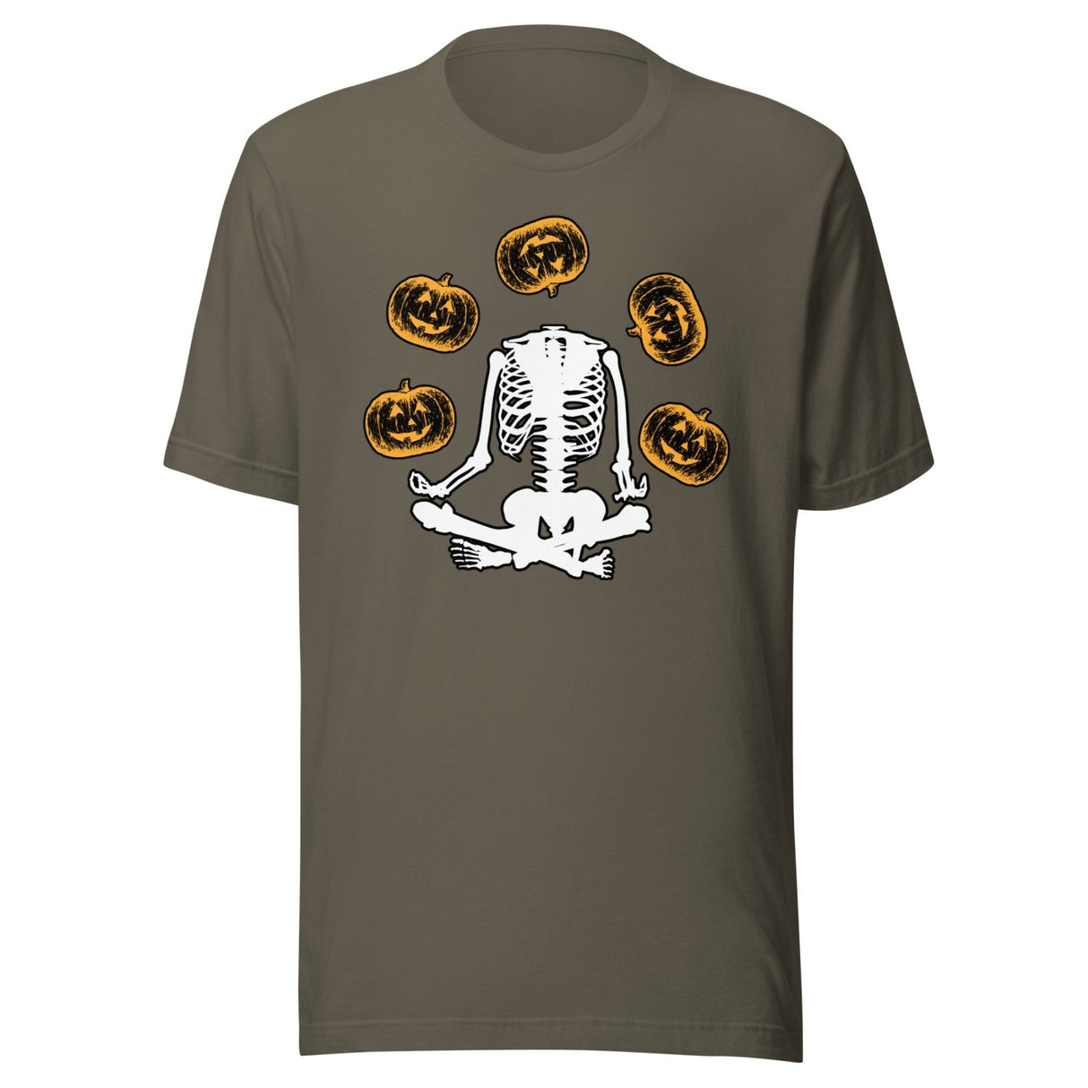 Headless Skeleton Juggling Pumpkins Shirt