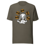 Headless Skeleton Juggling Pumpkins Shirt
