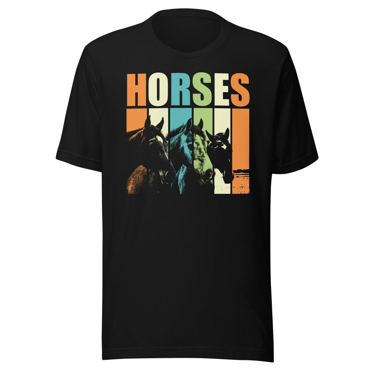Horses 70s Retro Shirt