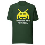 Humans Are Not Real Alien Shirt