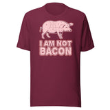 I am Not Bacon Pig Shirt