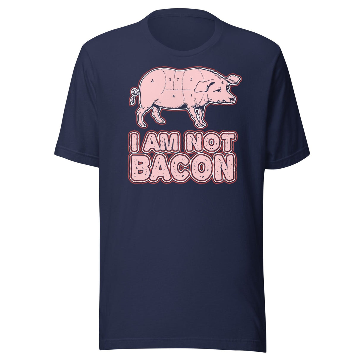 I am Not Bacon Pig Shirt