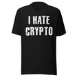 I Hate Crypto Shirt