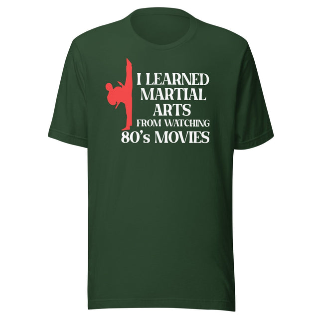 I Learned Martial Arts From 80s Movies Shirt