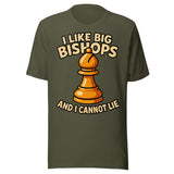 I Like Big Bishops And I Cannot Lie Chess Shirt