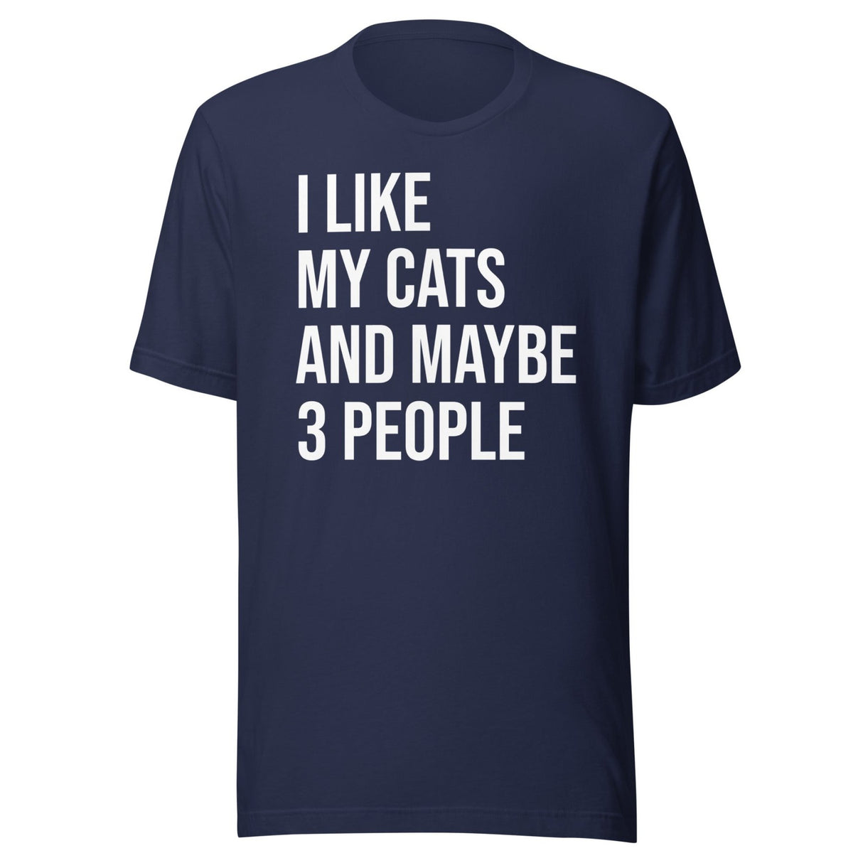I Like My Cats and Maybe 3 People Shirt
