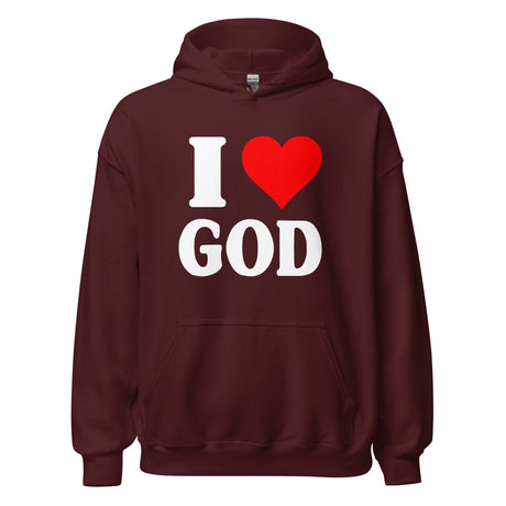 I Love God Hoodie