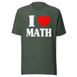 I Love Math Shirt