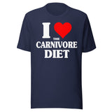 I Love The Carnivore Diet Shirt