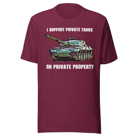 I Support Private Tanks Shirt