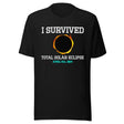 I Survived The Total Solar Eclipse of 2024 Shirt