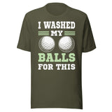 I Washed My Balls For This Golf Shirt