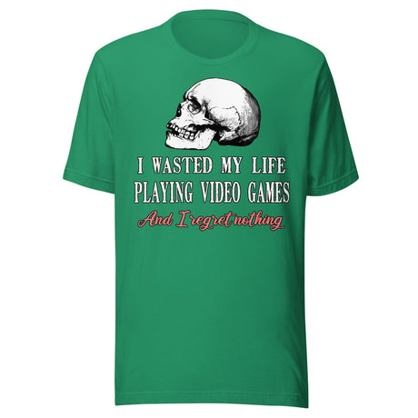 I Wasted My Life Playing Video Games Shirt
