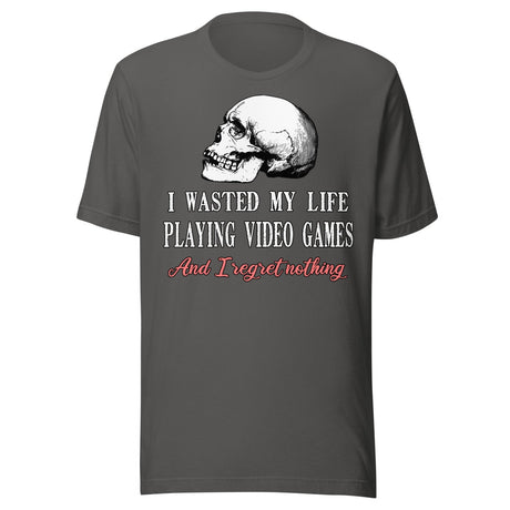 I Wasted My Life Playing Video Games Shirt