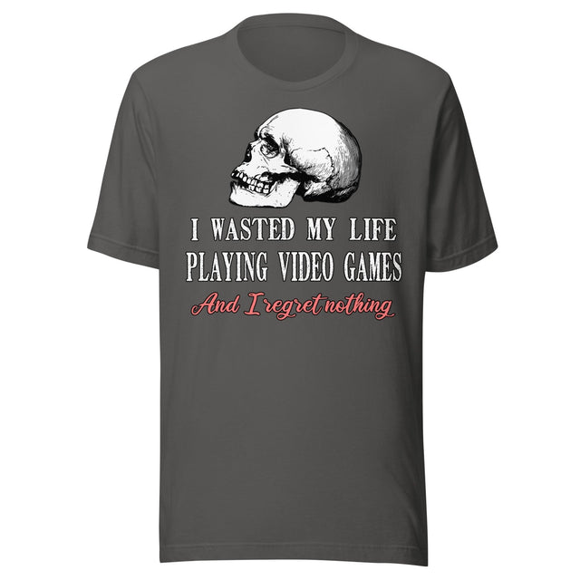 I Wasted My Life Playing Video Games Shirt