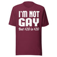 I'm Not Gay But 20 is 20 Shirt