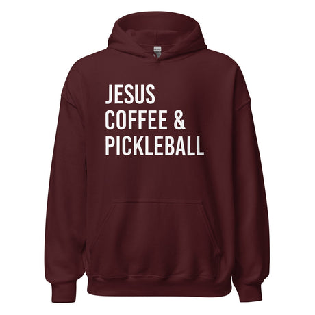 Jesus Coffee Pickleball Hoodie