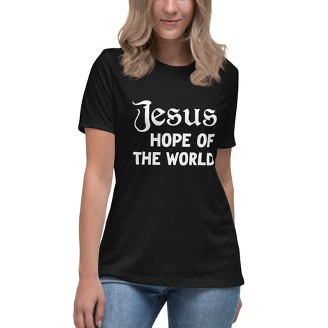 Jesus Hope Of The World Women's Shirt