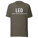 Leo The Leader Zodiac Shirt