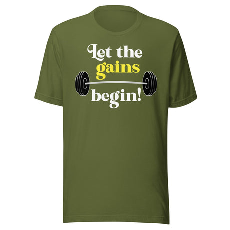 Let The Gains Begin Shirt
