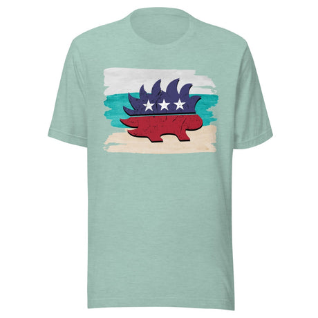 Libertarian Porcupine Boardwalk Shirt