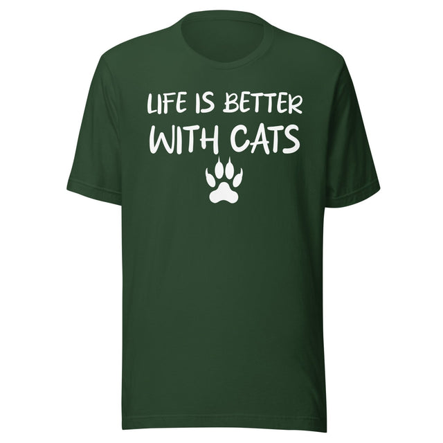 Life is Better With Cats Shirt