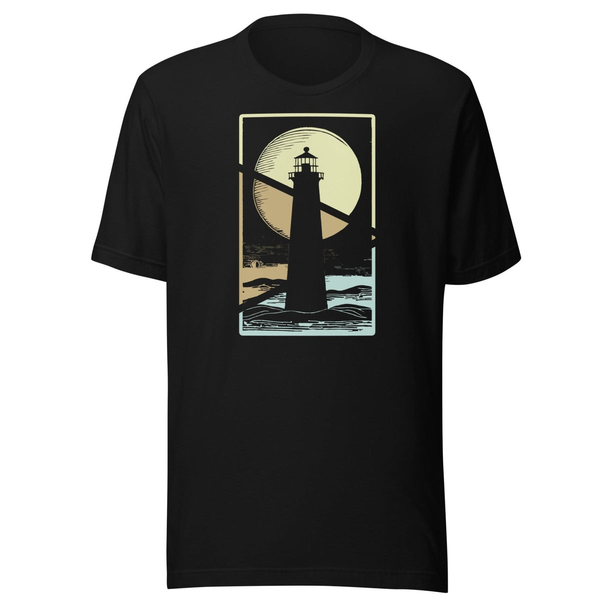 Lighthouse Torn Playing Card Shirt