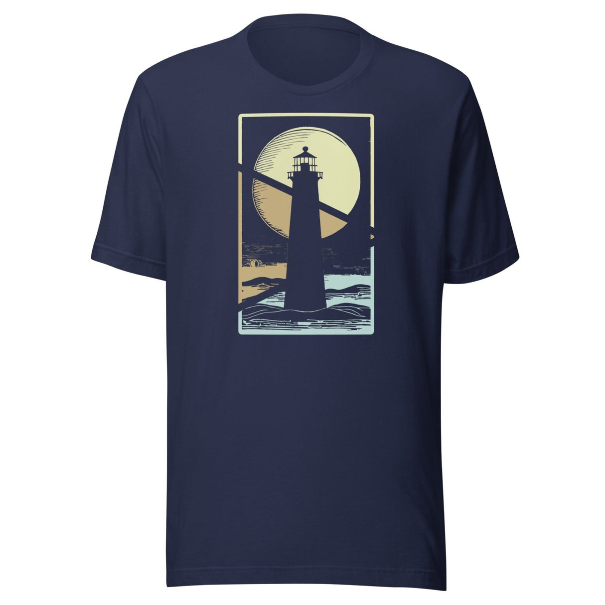 Lighthouse Torn Playing Card Shirt