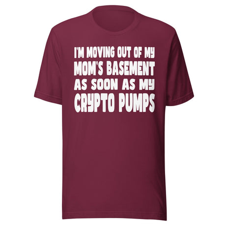 Mom's Basement Crypto Pumps Shirt