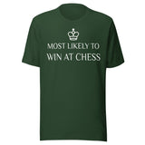 Most Likely To Win at Chess Shirt