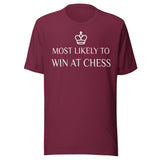 Most Likely To Win at Chess Shirt