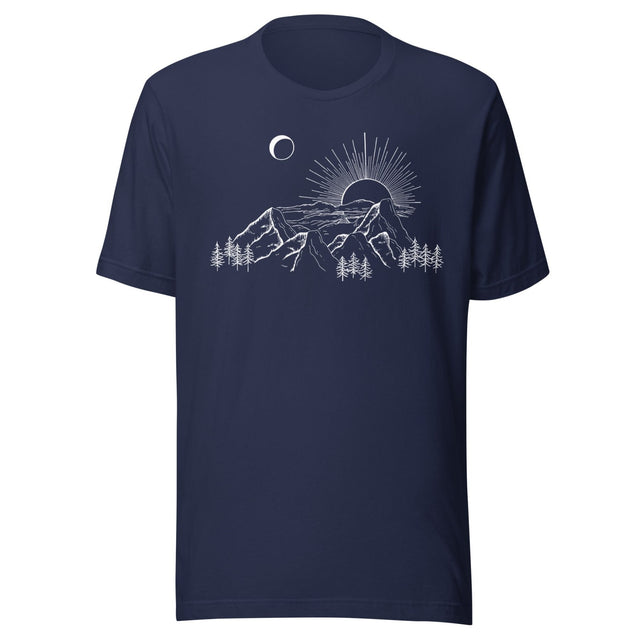Mountain Sunset Hiking Shirt
