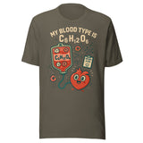 My Blood Type is C₆H₁₂O₆ Shirt