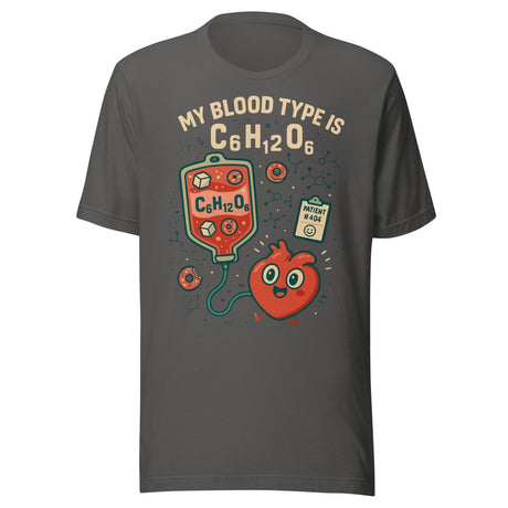 My Blood Type is C₆H₁₂O₆ Shirt