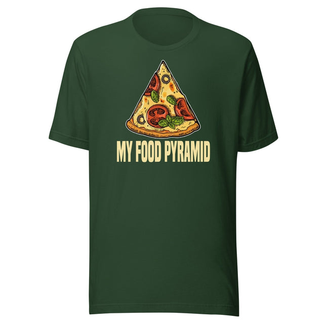 My Food Pyramid Pizza Shirt