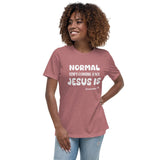 Normal Isn't Coming Back Jesus Is Women's Shirt