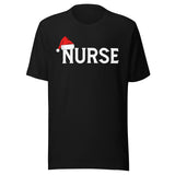 Nurse With Santa Hat Shirt