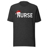 Nurse With Santa Hat Shirt