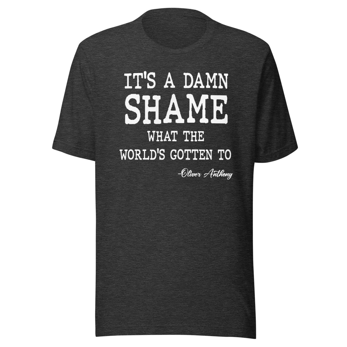Oliver Anthony It's a Damn Shame Shirt
