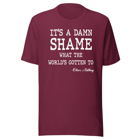 Oliver Anthony It's a Damn Shame Shirt
