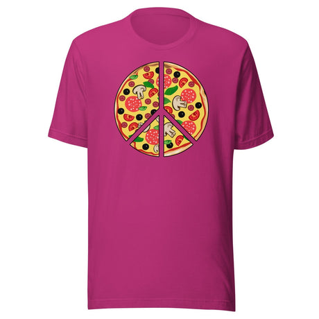 Peace Sign Pizza Shirt