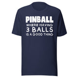 Pinball Funny 3 Balls Shirt