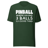 Pinball Funny 3 Balls Shirt