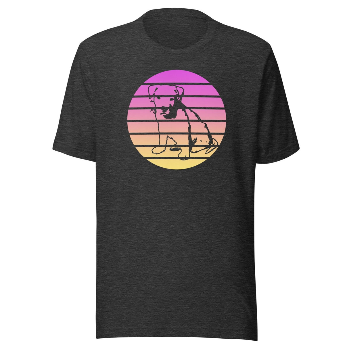 Pit Bull Gradient Circle Shirt