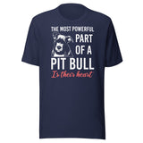 Pit Bull Powerful Heart Shirt